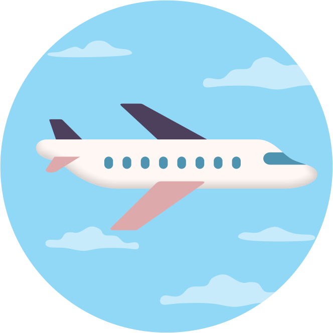 Illustration of an airplane