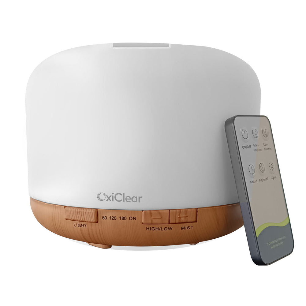 OxiClear Essential Oil Diffuser 500ml Diffuser with Remote Control Essential Oil Diffusers for Large Room Home Office