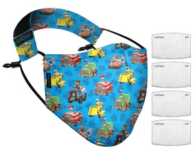 OxiClear Kids N99 Anti-Pollution Mask Yellow Design