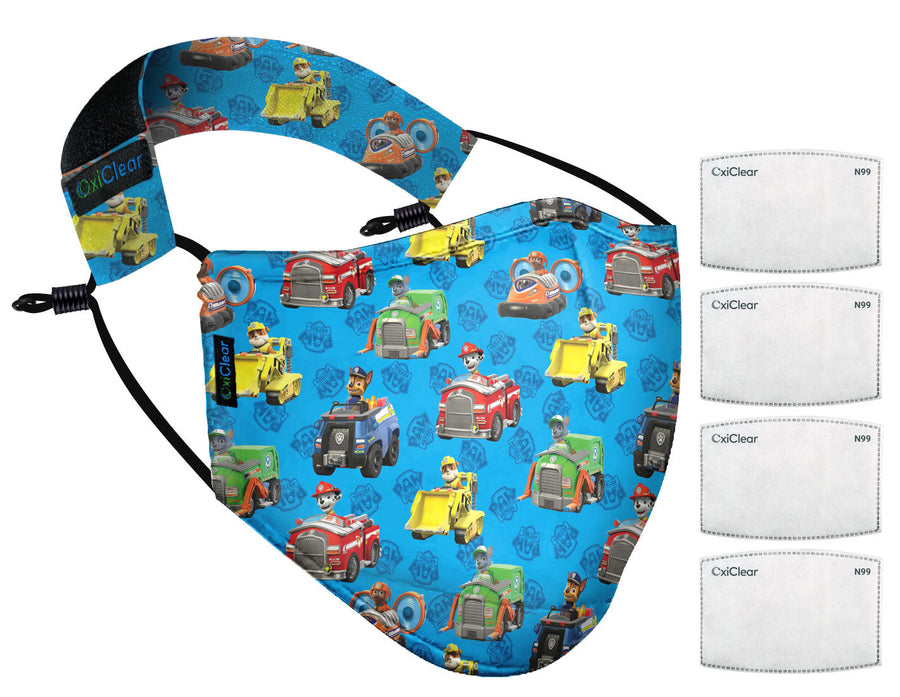 OxiClear Kids N99 Anti-Pollution Mask Yellow Design