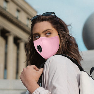 OxiClear N99 Anti Pollution Face Mask with Carbon Filters Headband Reusable D.R.D.O Certified (Multicolor) (Pack of 5)