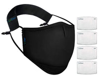 OxiClear N99 No-Valve Mask Black