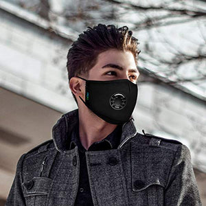 OxiClear N99 Face Mask (Black) (with Valve) - Pack of 1 - N99 Face Mask