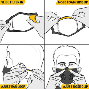 OxiClear N99 Face Mask (Combat) (Non-Valved)