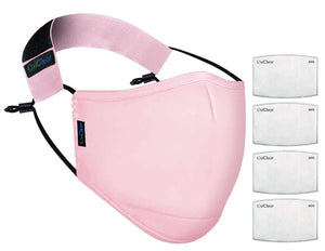 OxiClear N99 Face Mask (Lush Pink) (Non-Valved)
