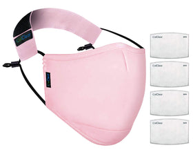 OxiClear N99 anti-pollution mask without valve in Lush Pink