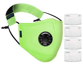 OxiClear N99 Anti-Pollution Mask with Valve OxiGreen
