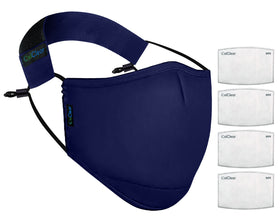 OxiClear N99 anti-pollution mask without valve in Royal Blue